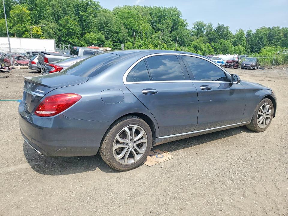 2016 Mercedes-benz C-klasse VIN 55SWF4KB0GU152286 COPART salvage auction — WATER/FLOOD, MD - CERT OF SALVAGE-FLOOD DAMAGE, sold $2,850 on 2026-07-02 (photo 3)