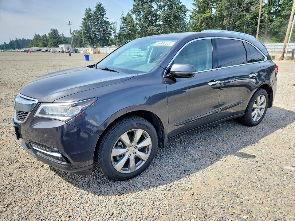 2015 Acura VIN 5FRYD4H85FB009066 COPART salvage auction — REAR END, Wa - Bill Of Sale, sold $6,000 on 2026-07-02 (photo 1)