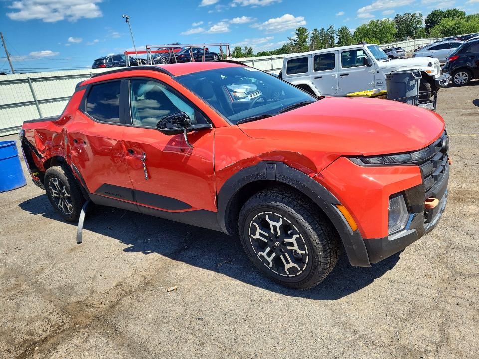 2025 Hyundai Santa cruz VIN 5NTJDDDF8SH148404 COPART salvage auction — REAR END, Pa - Cert Of Title, sold $15,500 on 2026-07-14 (photo 4)