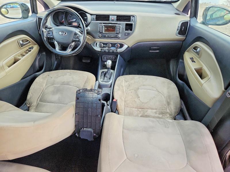 2014 Kia Rio VIN KNADN4A39E6396692 COPART salvage auction — FRONT END, Fl - Certificate Of Title, sold $450 on 2026-07-09 (photo 8)