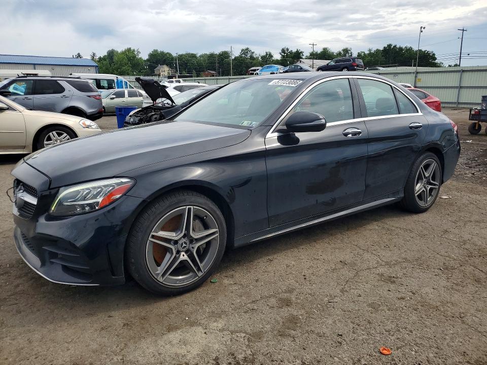 2020 Mercedes-benz C-klasse VIN W1KWF8EB9LR578279 COPART salvage auction — REAR END, Pa - Certificate Of Salvage, sold $2,500 on 2026-07-24 (photo 1)
