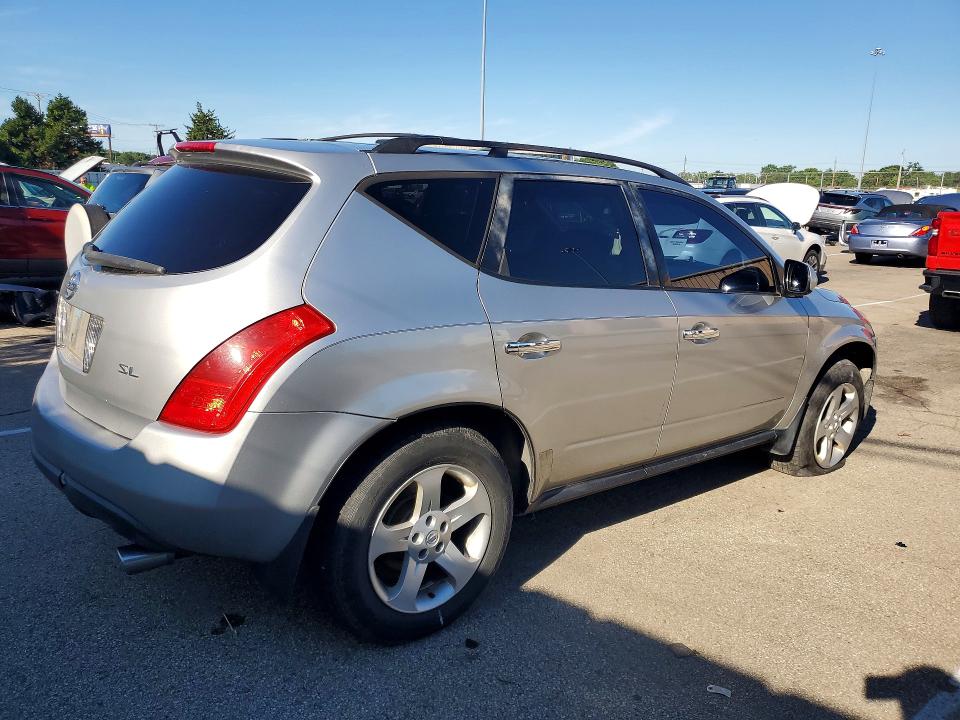 2004 Nissan Murano VIN JN8AZ08T94W212380 COPART salvage auction — FRONT END, OH - CERT OF TITLE-SALVAGE, sold $300 on 2026-07-17 (photo 3)