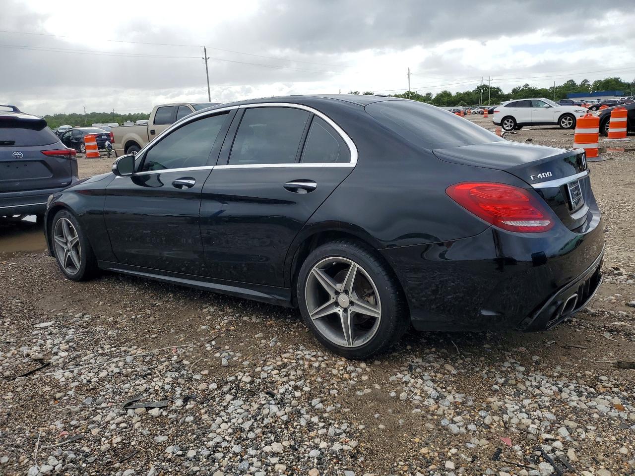 2015 Mercedes-Benz C-Class VIN 55SWF6GB1FU001816 COPART salvage auction — Rear End, TX - CERTIFICATE OF TITLE (P), sold $6,600 on 2026-07-02 (photo 2)