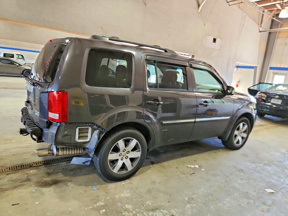 2012 Honda Pilot VIN 5FNYF4H91CB069989 COPART salvage auction — REAR END, Va - Certificate Of Title, sold $1,300 on 2026-07-02 (photo 3)