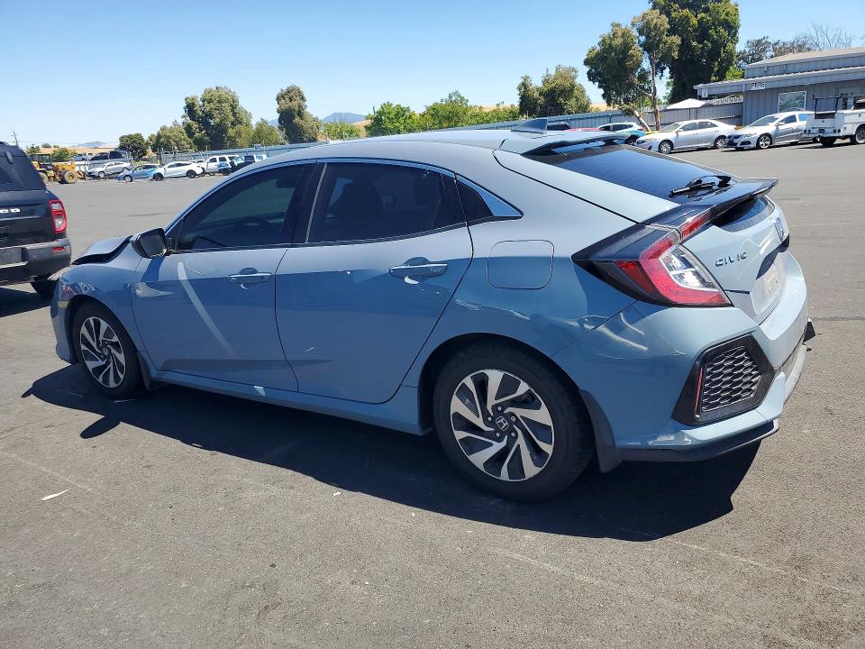 2017 Honda Civic VIN SHHFK7H29HU419883 COPART salvage auction — FRONT END, Ca - Salvage Certificate, sold $1,800 on 2026-07-08 (photo 2)