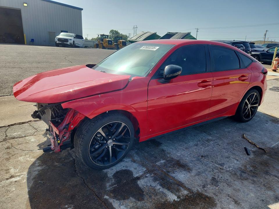 2026 Honda Civic VIN 19XFL2H8XTE007623 COPART salvage auction — FRONT END, KS - CERT OF TITLE-SALVAGE, sold $4,000 on 2026-07-09 (photo 1)
