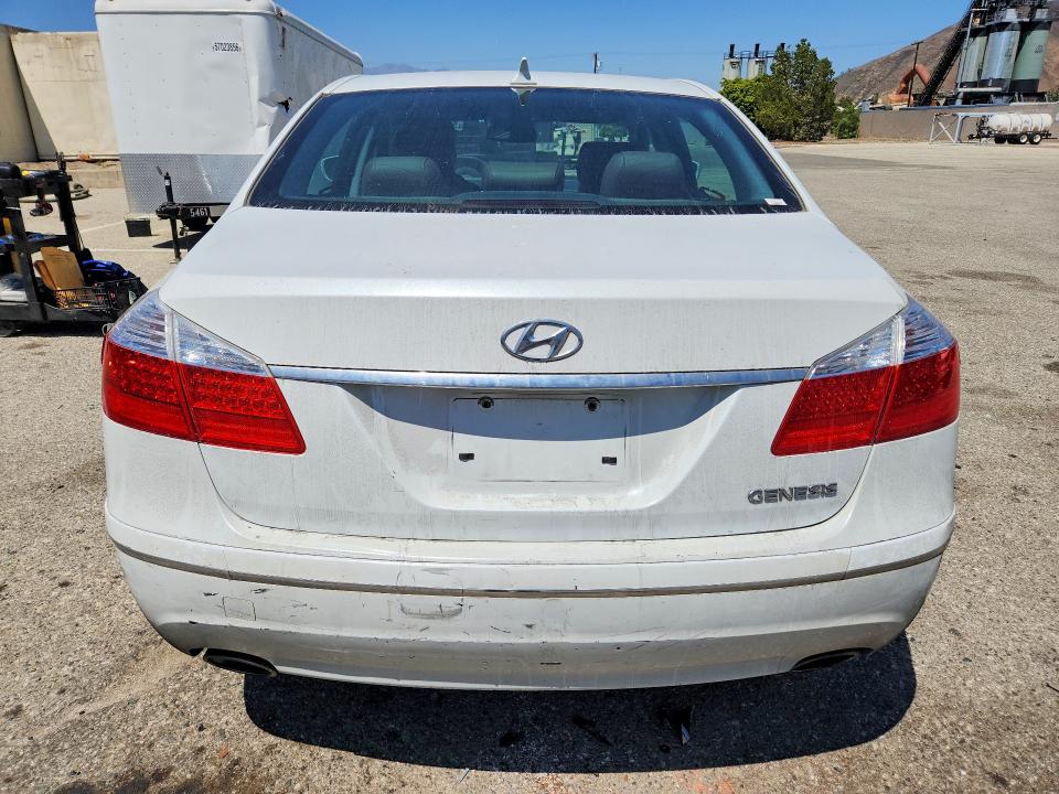 2011 Hyundai Genesis VIN KMHGC4DE0BU115790 COPART salvage auction — FRONT END, Ca - Salvage Certificate, sold $875 on 2026-07-21 (photo 6)