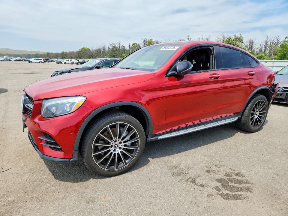 2018 Mercedes-benz Glc VIN WDC0J4KB2JF365100 COPART salvage auction — REAR END, Ny - Mv-907A Salvage Certificate, sold $12,500 on 2026-07-08 (photo 1)