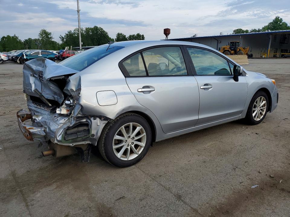 2013 Subaru Impreza VIN JF1GJAC60DH030257 COPART salvage auction — REAR END, Ny - Mv-907A Salvage Certificate, sold $450 on 2026-07-16 (photo 3)