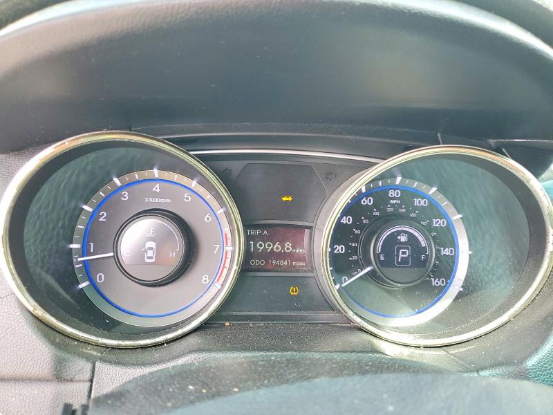 2011 Hyundai Sonata VIN 5NPEC4AB5BH239540 COPART salvage auction — FRONT END, FL - CERT OF TITLE SLVG REBUILDABLE, sold $425 on 2026-07-27 (photo 9)