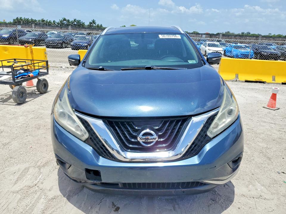 2015 Nissan Murano VIN 5N1AZ2MG2FN234550 COPART salvage auction — SIDE, Salvage Title, sold $1,100 on 2026-07-29 (photo 5)