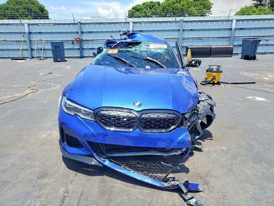 2020 BMW M340i VIN WBA5U7C06LFH54536 COPART salvage auction — ALL OVER, FL - CERTIFICATE OF DESTRUCTION, sold $950 on 2026-07-27 (photo 5)