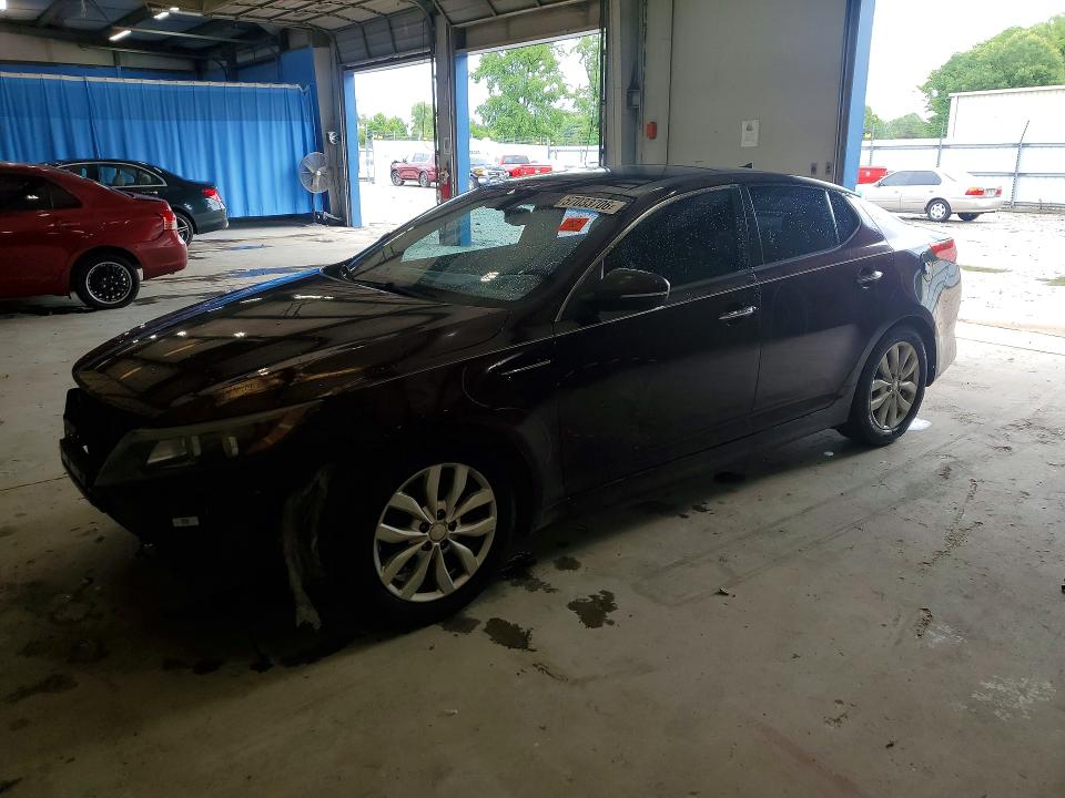 2015 Kia Optima VIN 5XXGN4A79FG449154 COPART salvage auction — FRONT END, Va - Certificate Of Title, sold $500 on 2026-07-07 (photo 1)