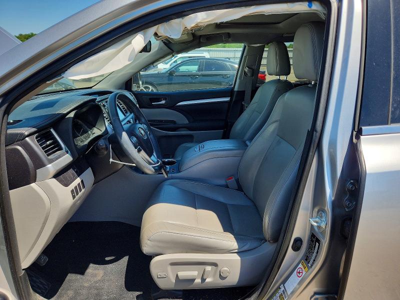 2016 Toyota Highlander VIN 5TDJKRFH6GS288890 COPART salvage auction — REAR END, Va - Cert Of Title - Salvage, sold $9,100 on 2026-07-08 (photo 7)