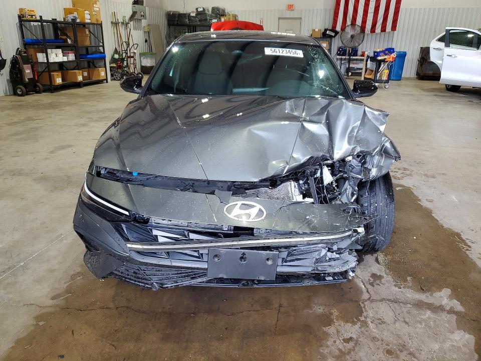 2025 Hyundai Elantra VIN KMHLM4DG3SU056960 COPART salvage auction — FRONT END, Tx - Salvage Vehicle Title, sold $3,950 on 2026-07-20 (photo 5)