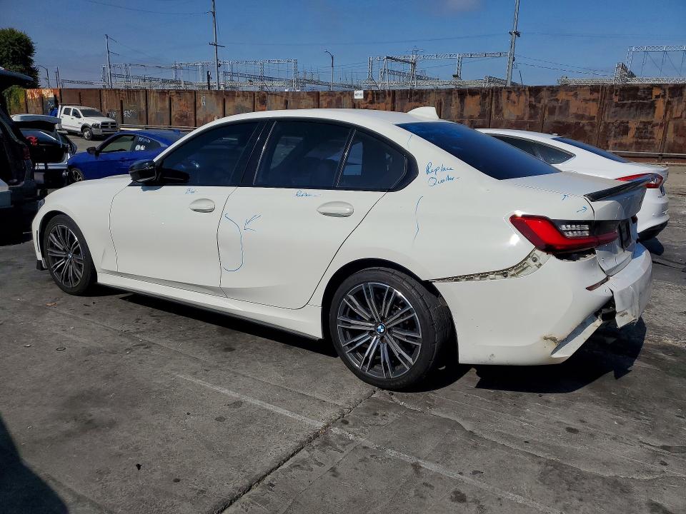 2020 BMW M3 VIN WBA5U7C00LFH22312 COPART salvage auction — REAR END, Ca - Salvage Certificate, sold $15,000 on 2026-07-22 (photo 2)