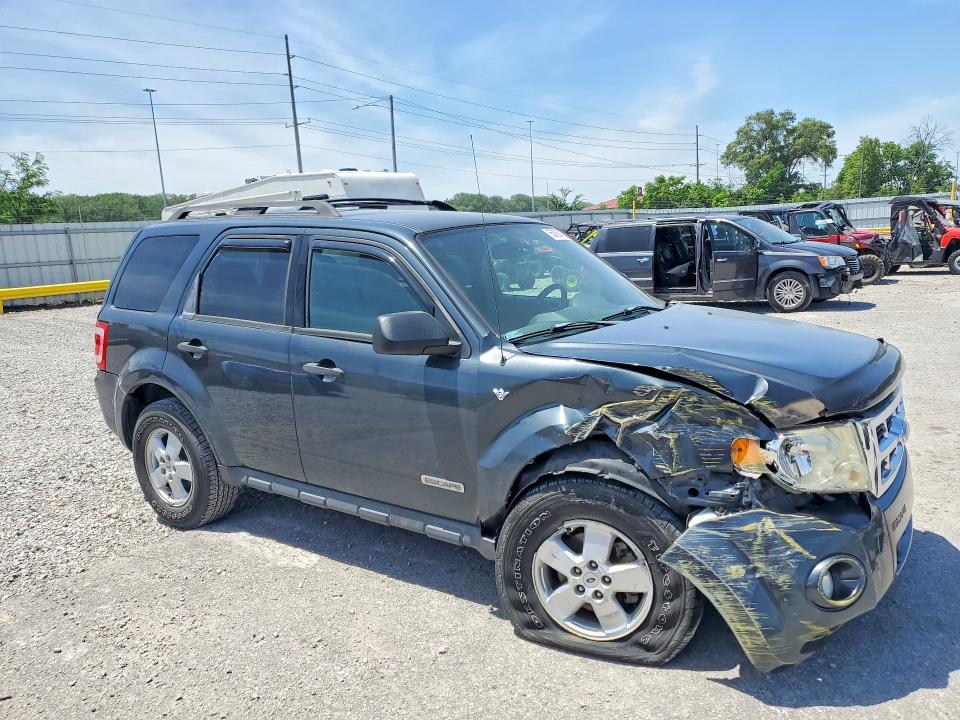 2008 Ford Escape VIN 1FMCU03148KA06045 COPART salvage auction — FRONT END, Ia - Cert Of Title-Salvage Title, sold $625 on 2026-07-24 (photo 4)