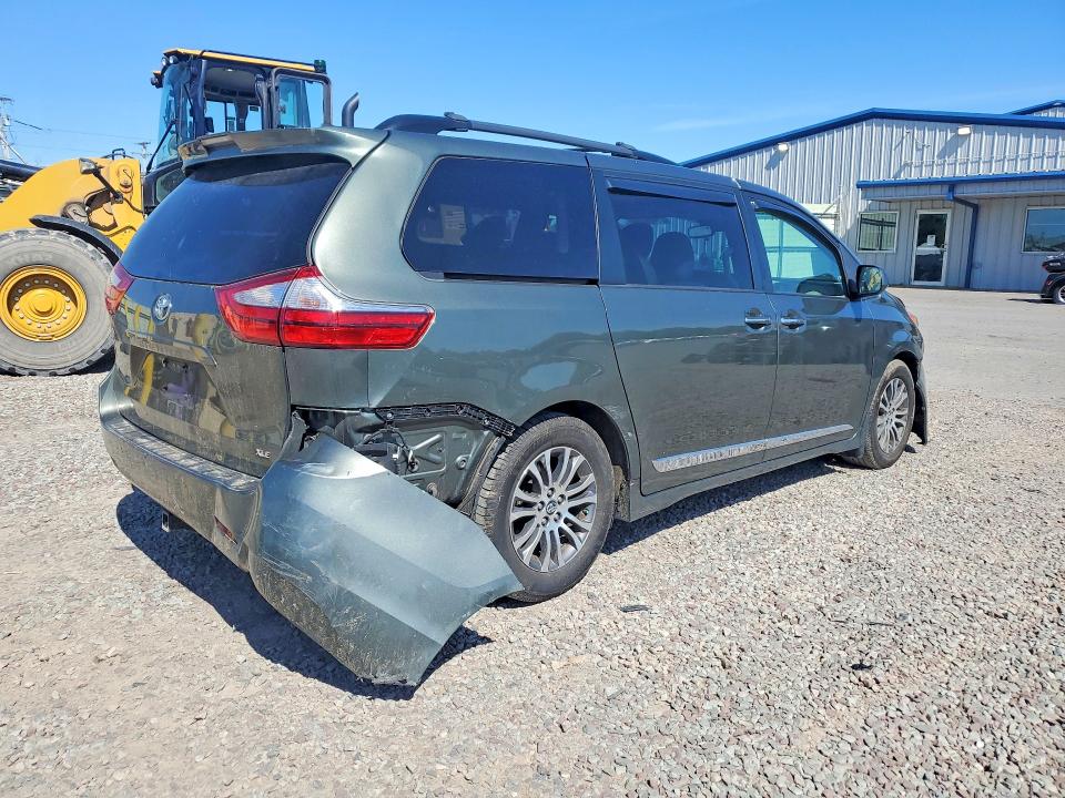 2018 Toyota VIN 5TDYZ3DC0JS959539 COPART salvage auction — FRONT END, Ny - Mv-907A Salvage Certificate, sold $9,800 on 2026-07-06 (photo 3)