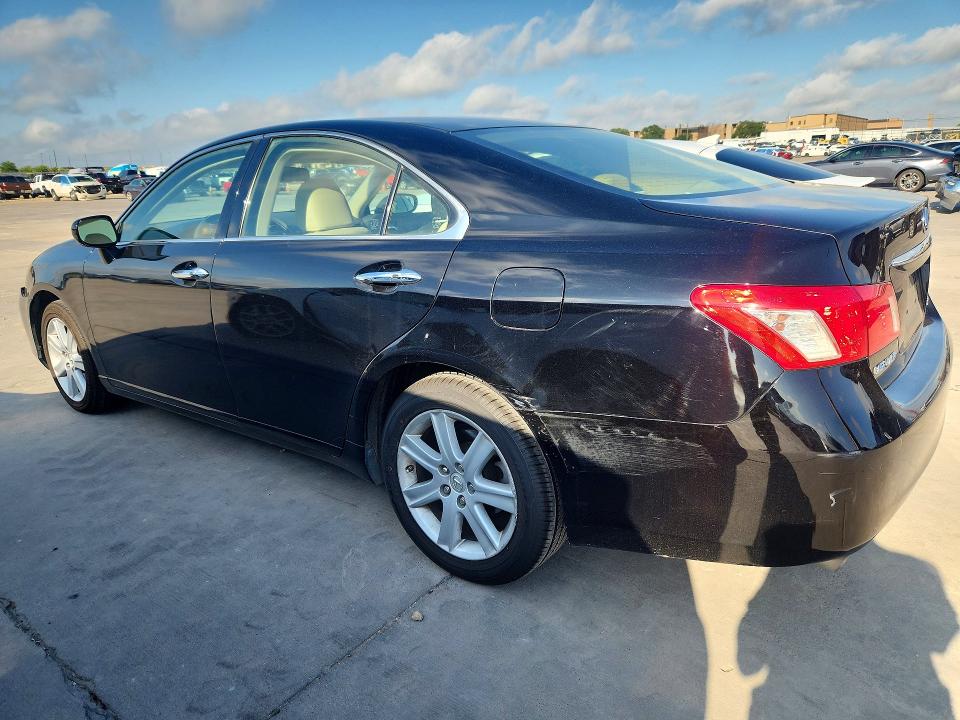 2008 Lexus ES VIN JTHBJ46G682247524 COPART salvage auction — REAR END, Tx - Salvage Vehicle Title, sold $3,500 on 2026-07-30 (photo 2)