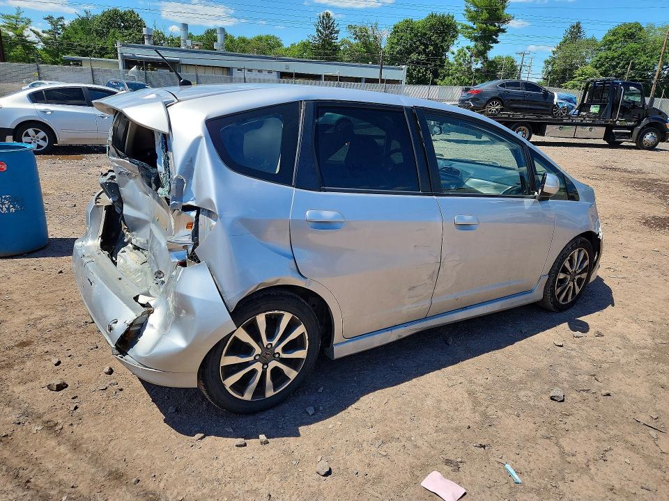 2013 Honda VIN JHMGE8H57DC042781 COPART salvage auction — REAR END, Pa - Certificate Of Salvage, sold $800 on 2026-07-20 (photo 3)