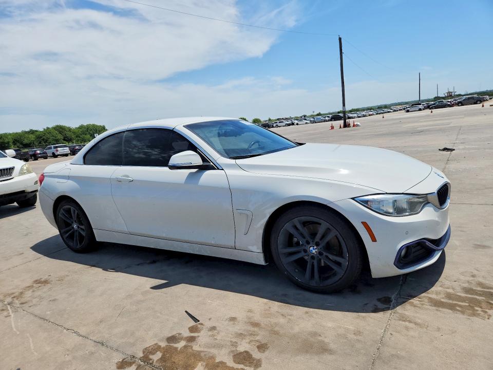 2017 BMW 4er VIN WBA4U7C36H5H20292 COPART salvage auction — WATER/FLOOD, Tx - Salvage Title-Flood Damage, sold $4,550 on 2026-08-20 (photo 4)