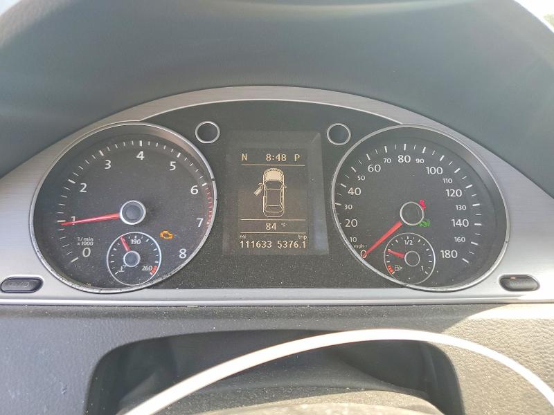 2013 Volkswagen Passat cc VIN WVWBP7AN5DE520131 COPART salvage auction — FRONT END, Salvage Title, sold $500 on 2026-07-20 (photo 9)