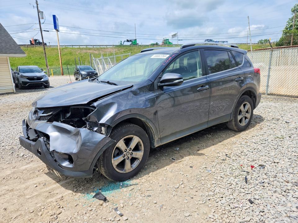 2015 Toyota Rav 4 VIN JTMWFREV0FD075381 COPART salvage auction — FRONT END, Oh - Cert Of Title-Salvage, sold $4,200 on 2026-07-08 (photo 1)