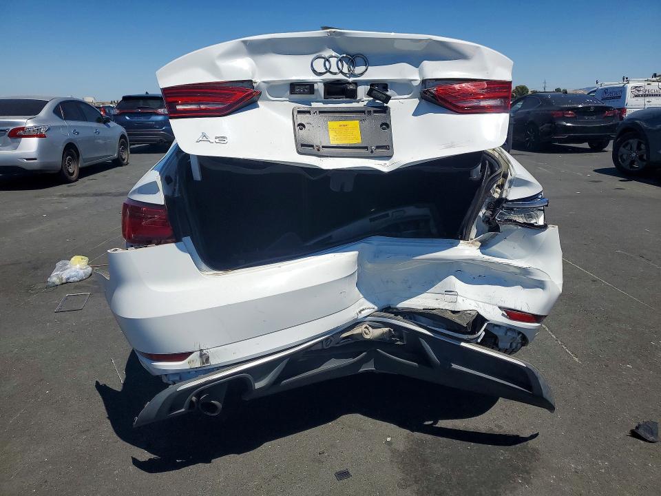 2017 Audi VIN WAUAUGFF4H1049220 COPART salvage auction — REAR END, Ca - Salvage Certificate, sold $2,950 on 2026-07-15 (photo 6)