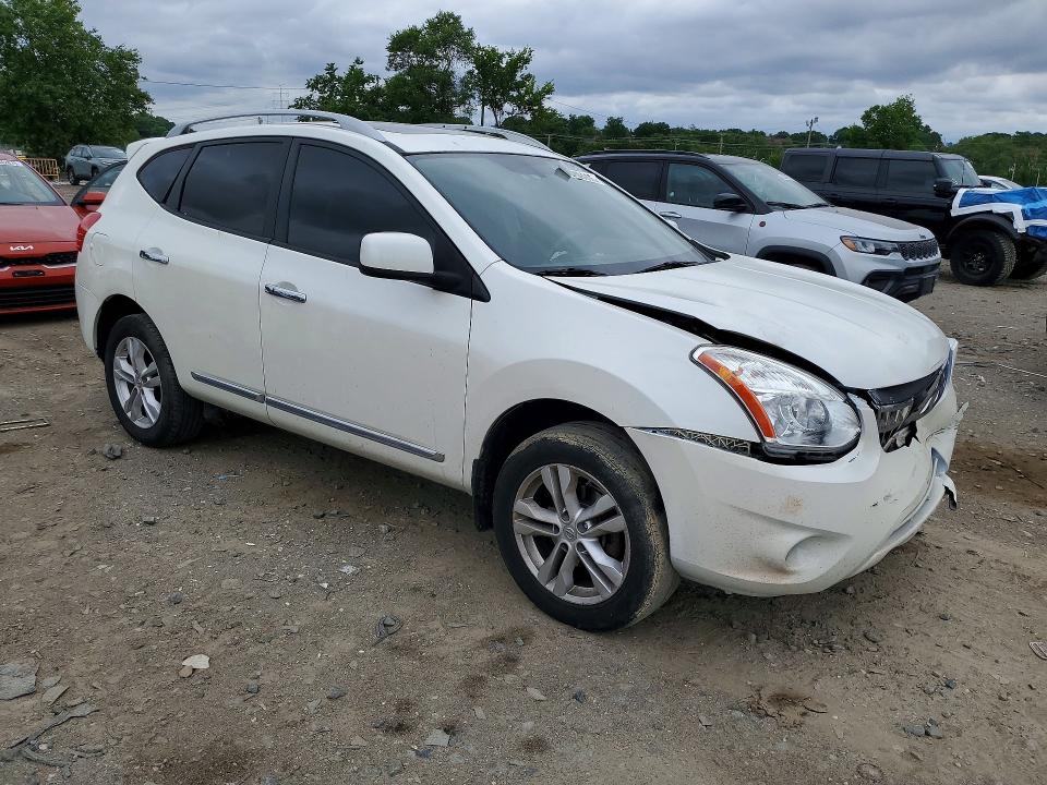2012 Nissan Rogue VIN JN8AS5MV5CW377642 COPART salvage auction — FRONT END, Pa - Certificate Of Salvage, sold $400 on 2026-07-02 (photo 4)