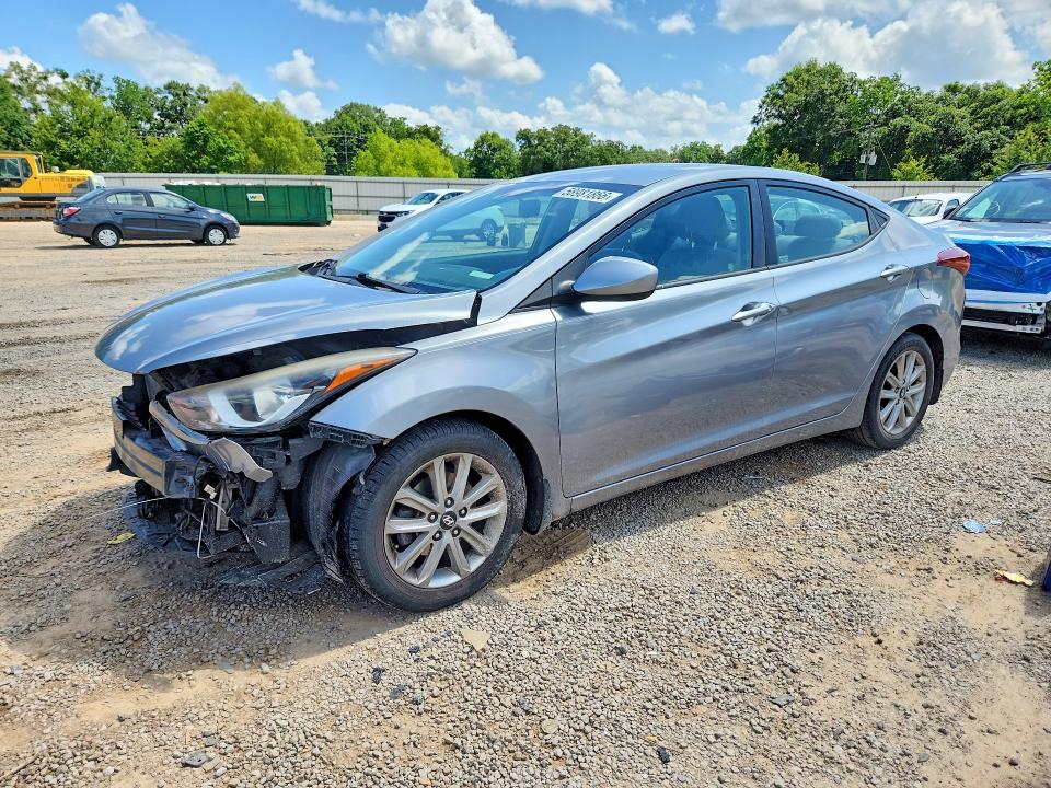 2015 Hyundai Elantra VIN KMHDH4AE0FU419300 COPART salvage auction — FRONT END, Fl - Cert Of Title Slvg Rebuildable, sold $325 on 2026-07-21 (photo 1)