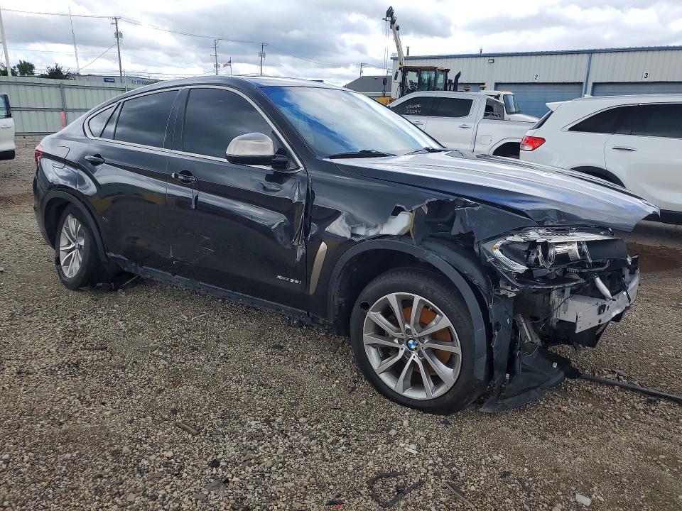 2018 BMW X6 VIN 5UXKU2C5XJ0X48237 COPART salvage auction — SIDE, Il - Salvage Certificate, sold $3,050 on 2026-07-29 (photo 4)