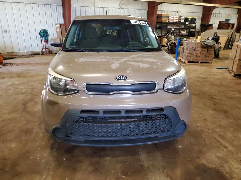 2015 Kia Soul VIN KNDJN2A27F7231978 COPART salvage auction — FRONT END, MI - CERTIFICATE OF TITLE, sold $500 on 2026-07-31 (photo 5)