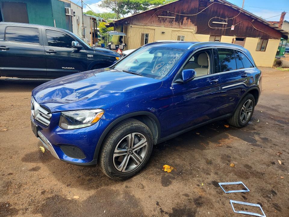 2018 Mercedes-benz Glc VIN WDC0G4JB2JV038718 COPART salvage auction — FRONT END, Hi - Certificate Of Salvage, sold $3 on 2026-08-17 (photo 1)