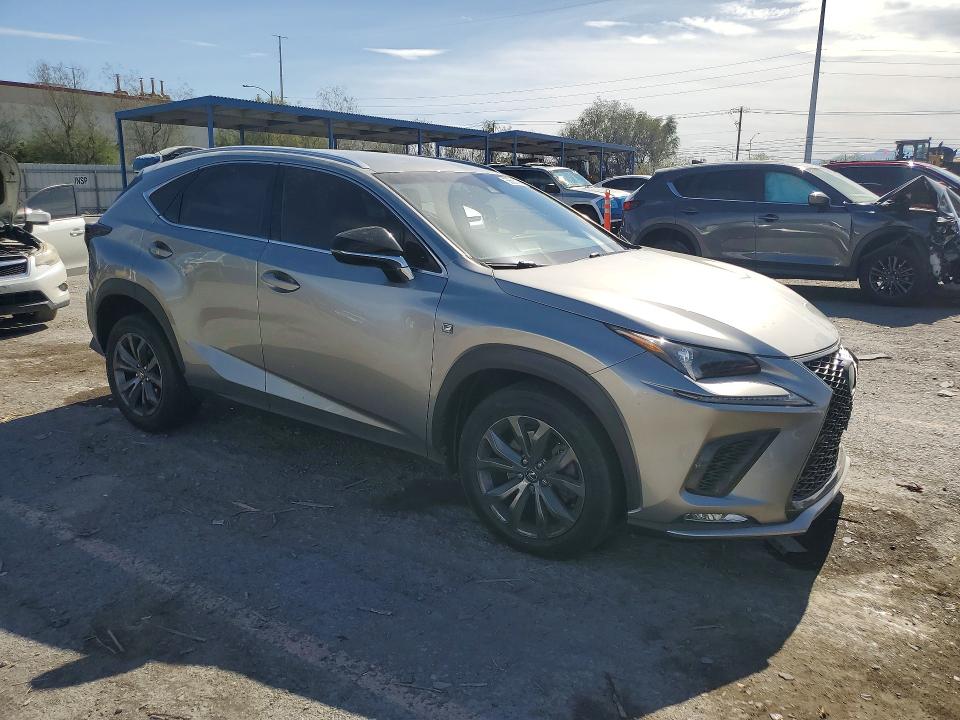 2018 Lexus Nx VIN JTJYARBZXJ2092642 COPART salvage auction — FRONT END, Nv - Salvage Title, sold $5,900 on 2026-07-30 (photo 4)