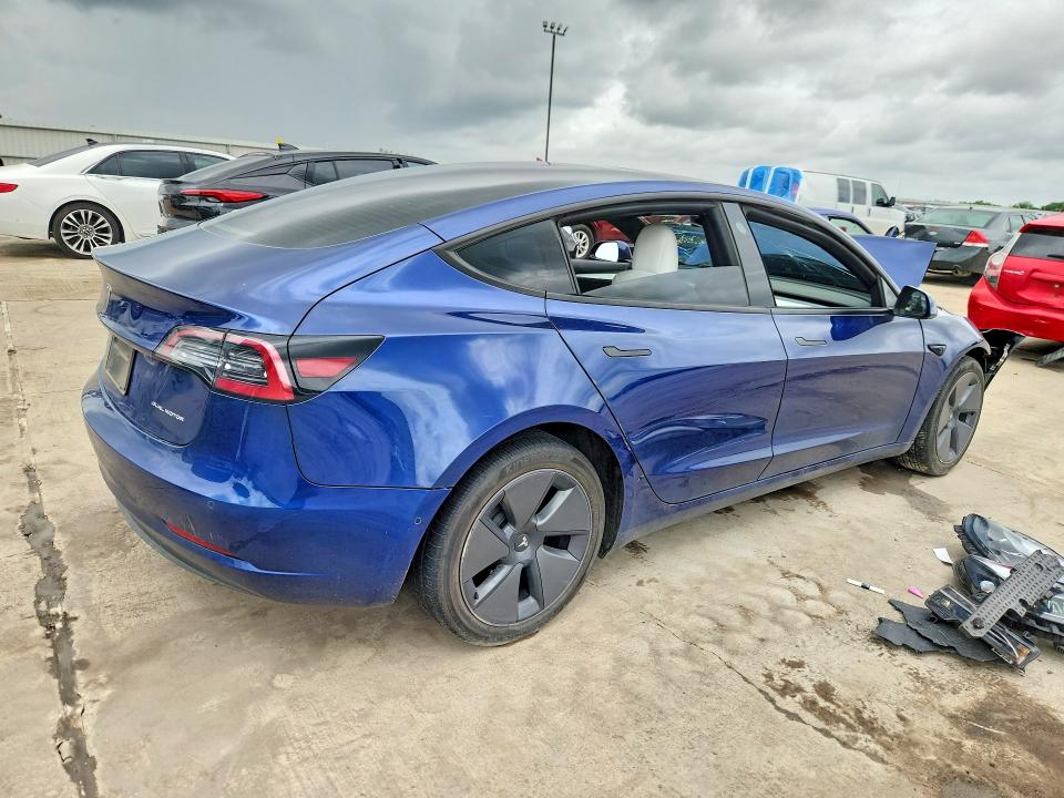 2022 Tesla Model 3 VIN 5YJ3E1EB2NF315356 COPART salvage auction — FRONT END, Salvage Title, sold $6,200 on 2026-07-13 (photo 3)