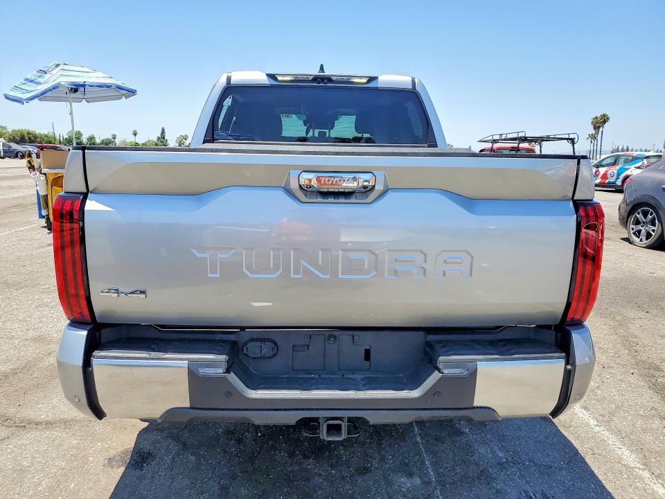 2023 Toyota Tundra VIN 5TFJA5DB0PX071727 COPART salvage auction — BURN, Mi - Dis/Dlr/Exp Only Salvage Title, sold $20,100 on 2026-07-07 (photo 6)