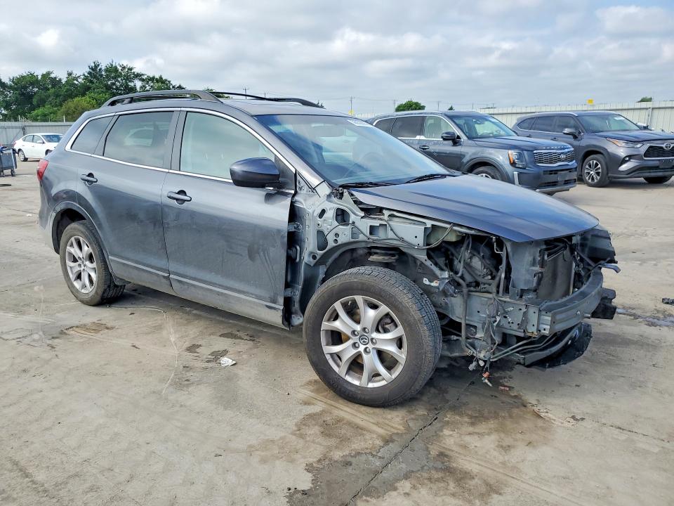 2014 Mazda Cx-9 VIN JM3TB3CA1E0445181 COPART salvage auction — FRONT END, Tx - Salvage Vehicle Title, sold $650 on 2026-07-23 (photo 4)