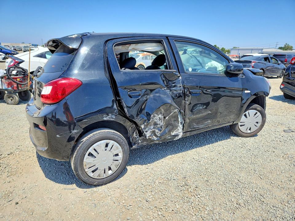 2020 Mitsubishi Mirage VIN ML32A3HJ0LH005714 COPART salvage auction — FRONT END, Ca - Dis/Dlr/Exp Only Clean Title (P), sold $300 on 2026-07-02 (photo 3)