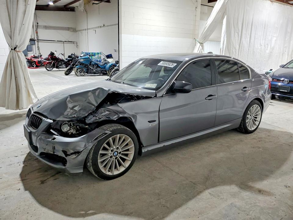 2009 BMW 3 series VIN WBAPL33569A405654 COPART salvage auction — FRONT END, Ny - Mv-907A Salvage Certificate, sold $450 on 2026-07-27 (photo 1)