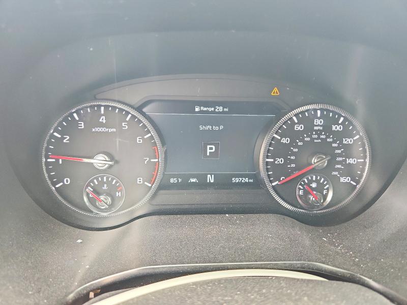 2022 Kia VIN 5XYP5DHC8NG236709 COPART salvage auction — FRONT END, Tx - Salvage Vehicle Title, sold $6,400 on 2026-07-31 (photo 9)