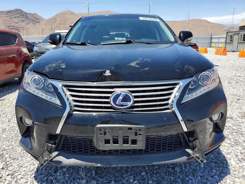 2014 Lexus Rx 450h VIN JTJZB1BA8E2010054 COPART salvage auction — REAR END, Nv - Salvage Title, sold $150 on 2026-07-29 (photo 5)