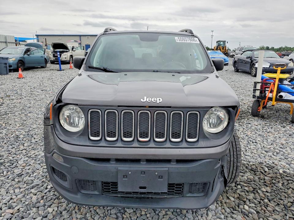 2018 Jeep VIN ZACCJBAB8JPJ22393 COPART salvage auction — FRONT END, Nc - Salvage Cert-Rebuilt, sold $1,500 on 2026-07-31 (photo 5)