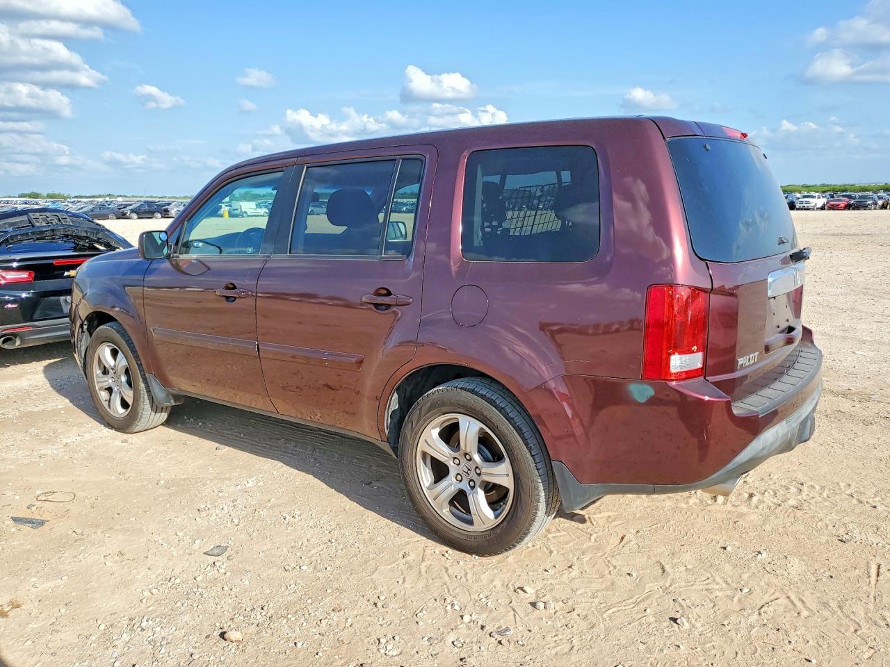 2012 Honda Pilot VIN 5FNYF3H53CB018369 COPART salvage auction — Mechanical, TX - CERTIFICATE OF TITLE, sold $550 on 2026-07-08 (photo 2)