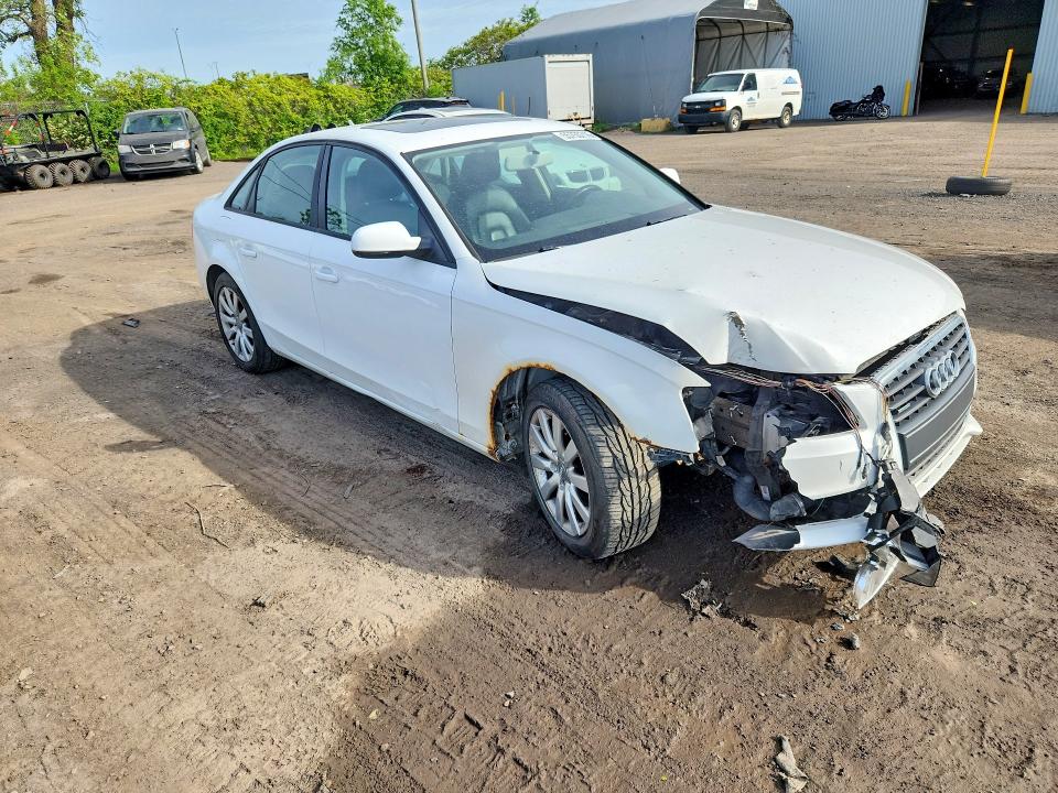 2012 Audi A4 VIN WAUBFCFL4CN016782 COPART salvage auction — FRONT END, Qc - Gravement Accidente, sold $425 on 2026-07-07 (photo 4)