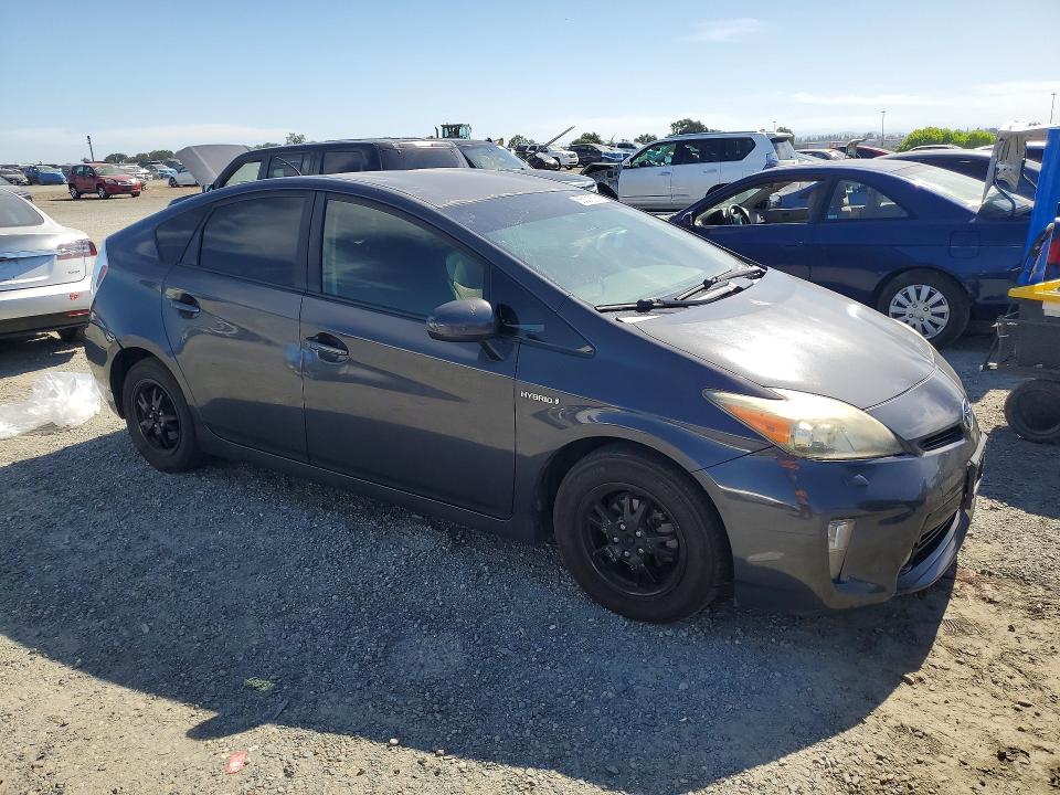 2013 Toyota Prius VIN JTDKN3DU2D5595421 COPART salvage auction — SIDE, Ca - Salvage Certificate, sold $2,650 on 2026-07-02 (photo 4)