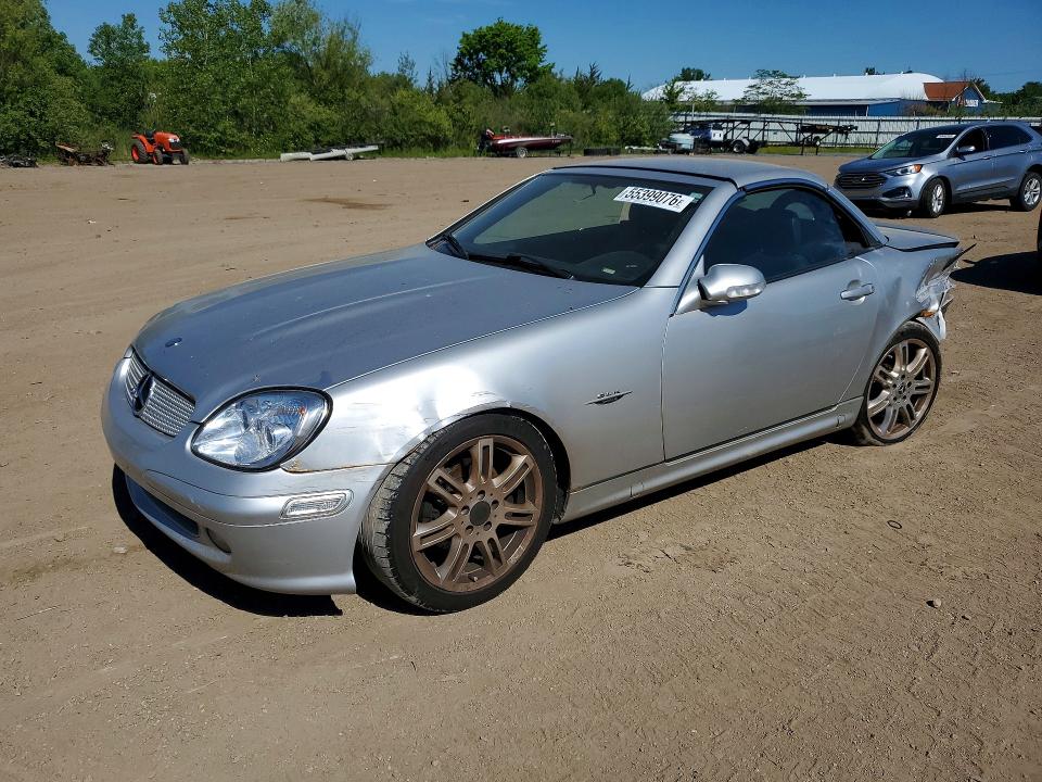 2004 Mercedes-benz Slk-klasse VIN WDBKK49F64F307580 COPART salvage auction — REAR END, Oh - Cert Of Title-Salvage, sold $350 on 2026-07-20 (photo 1)