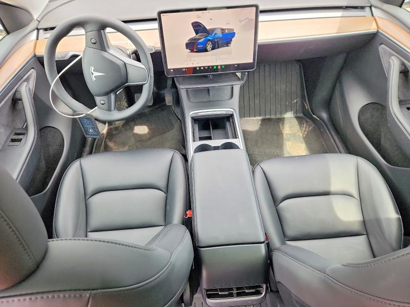 2023 Tesla Model y VIN LRWYGDEE0PC228256 COPART salvage auction — REAR END, ON - PERMIT SALVAGE, sold $10,700 on 2026-07-30 (photo 8)