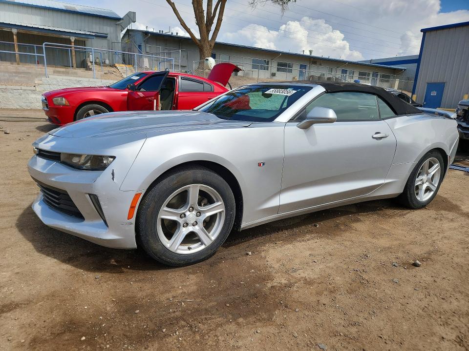 2018 Chevrolet Camaro VIN 1G1FB3DX6J0127584 — COPART salvage auction photo