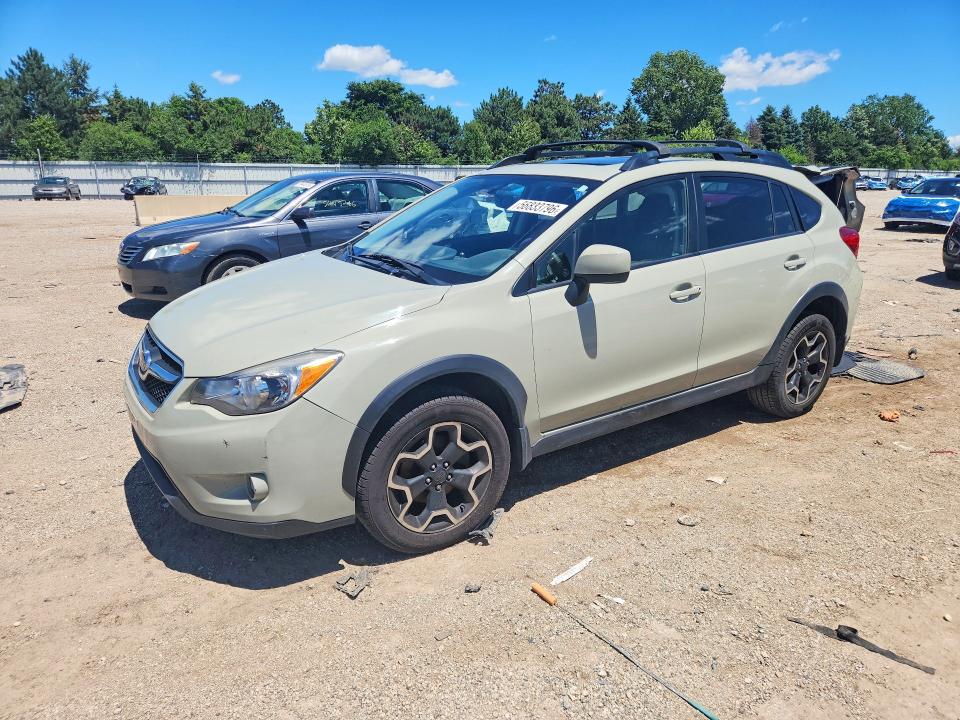 2014 Subaru Xv VIN JF2GPAVC8E8244749 COPART salvage auction — REAR END, Il - Salvage Certificate, sold $2,250 on 2026-07-30 (photo 1)