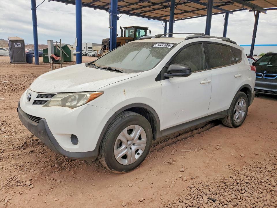 2014 Toyota Rav4 VIN JTMZFREV6ED035012 COPART salvage auction — MINOR DENT/SCRATCHES, AZ - CERTIFICATE OF TITLE, sold $3,550 on 2026-07-14 (photo 1)